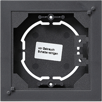 Gira System 55 Opbouwbehuizing 1-v E2, Event, Esprit antraciet 021928 afbeelding 2