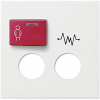 Gira System 55 Cpl Ackermann 73073D/73073D3 zuiver wit mat 022827 afbeelding 2