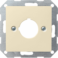 Gira System 55 Cpl Ø 22,5mm + draagring crème 027201 afbeelding 2
