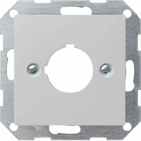 Gira System 55 Cpl Ø 22,5mm + draagring grijs mat 0272015 afbeelding 2