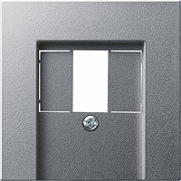 Gira System 55 Cpl USB multimedia aluminium 027626 afbeelding 2