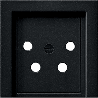 Gira System 55 Cpl KPN aansluitdoos 4-p zwart mat 0279005 afbeelding 2