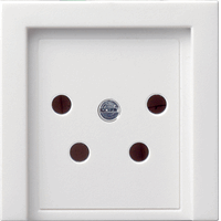 Gira System 55 Cpl KPN aansluitdoos 4-p zuiver wit mat 027927 afbeelding 2