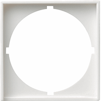 Gira System 55 Adapterraam rond 50x50mm zuiver wit 028103 afbeelding 2