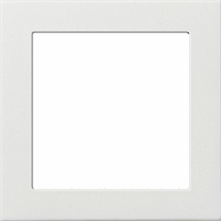 Gira F100 Adapterraam 50x50mm zuiver wit 0282112 afbeelding 2