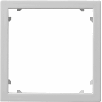 Gira System 55 Adapterraam 45x45mm grijs mat 0283015 afbeelding 2