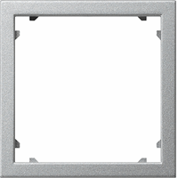 Gira System 55 Adapterraam 45x45mm aluminium 028326 afbeelding 2