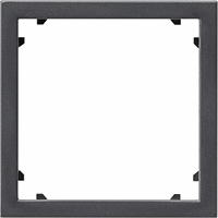Gira System 55 Adapterraam 45x45mm antraciet 028328 afbeelding 2