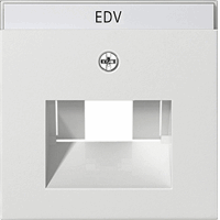 Gira System 55 Cpl UAE/IAE + netwerkaansl.doos + TK zuiver wit 028403