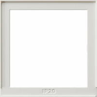 Gira TX_44 Adapterraam 55x55mm zuiver wit 028966 afbeelding 2