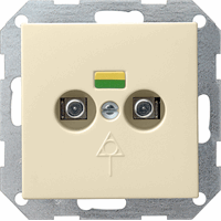 Gira System 55 Inb.Zkh Potentiaalvereffeningsdoos 2-v crème 040501 afbeelding 2