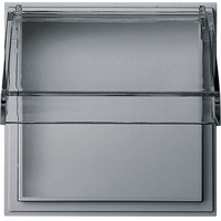 Gira TX_44 Adapterraam klapdeksel transparant aluminium 040965 afbeelding 2