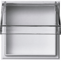 Gira TX_44 Adapterraam klapdeksel transparant zuiver wit 040966