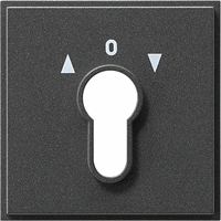 Gira TX_44 Cpl sleutelschak. 2-standen jaloezie antraciet 066467 afbeelding 2