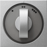 Gira System 55 Cpl draaischak. 3-standen aluminium 066526 afbeelding 2