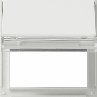 Gira TX_44 Wip lens "sleutel" tekstvld z. wit 068066 afbeelding 2