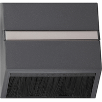 Gira System 55 Adapterraam + datakap universeel antraciet 068228 afbeelding 2