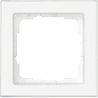 Gira E2 Afdekraam 1-v zuiver wit beschrijfbaar 071122 afbeelding 2
