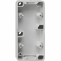 Gira WD-IP44 Opbouwbehuizing 2-v Vert. 2xTule grijs 093830 afbeelding 2