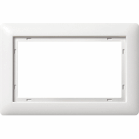Gira System 55 Afdekraam 1,5-v zuiver wit mat S55 100104 afbeelding 2