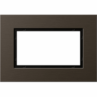 Gira Esprit Afdekraam 1,5-v aluminium bruin 1001127 afbeelding 2
