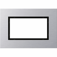 Gira Esprit Afdekraam 1,5-v aluminium Esprit 100117 afbeelding 2