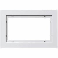 Gira E2 Afdekraam 1,5-v zuiver wit mat 100122