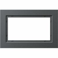 Gira E2 Afdekraam 1,5-v antraciet 100123