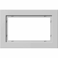 Gira E2 Afdekraam 1,5-v grijs mat 100137 afbeelding 2