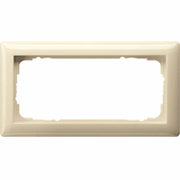 Gira System 55 Afdekraam 2-v znd middenstuk crème 100201