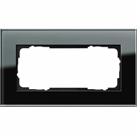 Gira Esprit Afdekraam 2-v znd middenstuk zwart Esprit 100205 afbeelding 2