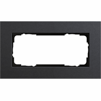 Gira Esprit Afdekraam 2-v znd middenstuk linoleum/antraciet 1002226 afbeelding 2