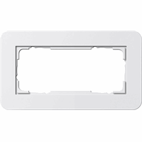 Gira E3 Afdekraam 2-v znd middenstuk zuiver wit/zuiver wit 1002410 afbeelding 2