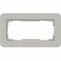Gira E3 Afdekraam 2-v znd middenstuk antraciet/grijs 1002422 afbeelding 2