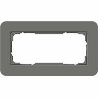 Gira E3 Afdekraam 2-v znd middenstuk antraciet/donkergrijs 1002423 afbeelding 2