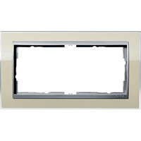 Gira Event Afdekraam 2-v znd middenstuk clear zand/aluminium 1002776 afbeelding 2