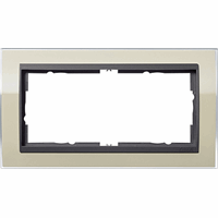 Gira Event Afdekraam 2-v znd middenstuk clear zand/antraciet 1002778 afbeelding 2