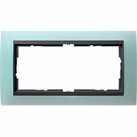 Gira Event Afdekraam 2-v znd middenstuk opaque mint/antraciet 100285 afbeelding 2