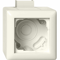 Gira System 55 Opbouwbehuizing 1-v afd.raam K/P25 crème 105101 afbeelding 2