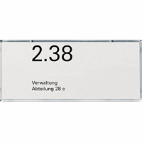 Gira Naam-/Deurbordje 2-v zuiver wit 107200 afbeelding 2
