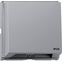 Gira TX_44 Adapterraam klapdeksel aluminium 116365 afbeelding 2