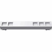 Gira System 55 Opbouwbehuizing 5-v 600mm bev.hoek zuiver wit 119527 afbeelding 2