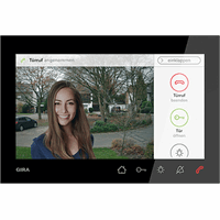 Gira System 55 Opb.huisstation video 7" zwart mat 1209005 afbeelding 2