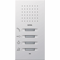 Gira F100 Opb.huisstation zuiver wit 1250112 afbeelding 2