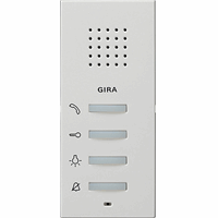 Gira System 55 Opb.huisstation zuiver wit 125027 afbeelding 2