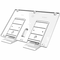 Gira System 55 Voet huisstation video opbouw 7 zuiver wit 128203 afbeelding 2