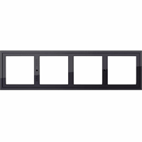 Gira E2 Montage adapter 4-v zwart 131405 afbeelding 2