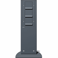 Gira Energiezuil 3x WCD+RA L=491mm IP44 antraciet 134128 afbeelding 2