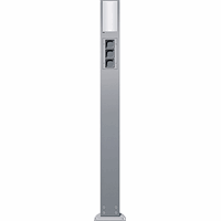 Gira Licht-/Energiezuil 3x leeg L=1600mm IP44 aluminium 135326 afbeelding 2