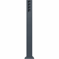Gira Energiezuil 4x leeg L=1400mm IP44 antraciet 135428 afbeelding 2